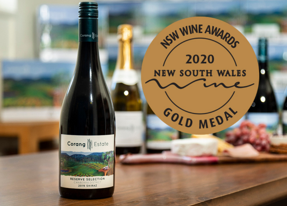 Corang Estate strikes gold at the 2020 NSW Wine Awards